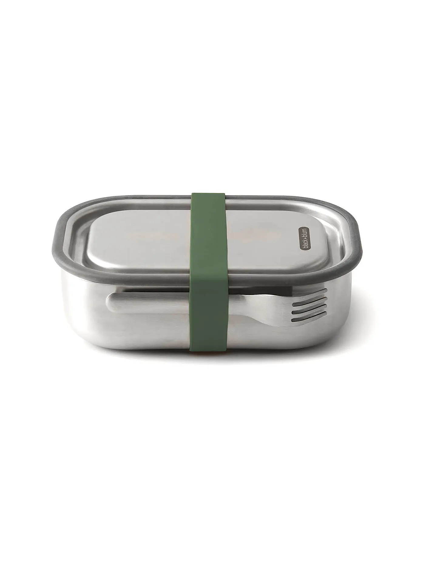 BLACK+BLUM | Lunchbox Gross 1l Olrange/Edelstahl | olive